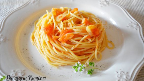 Spaghetti cu usturoi